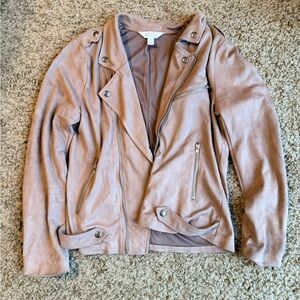 Market & Spruce Blush Leather Jacket
